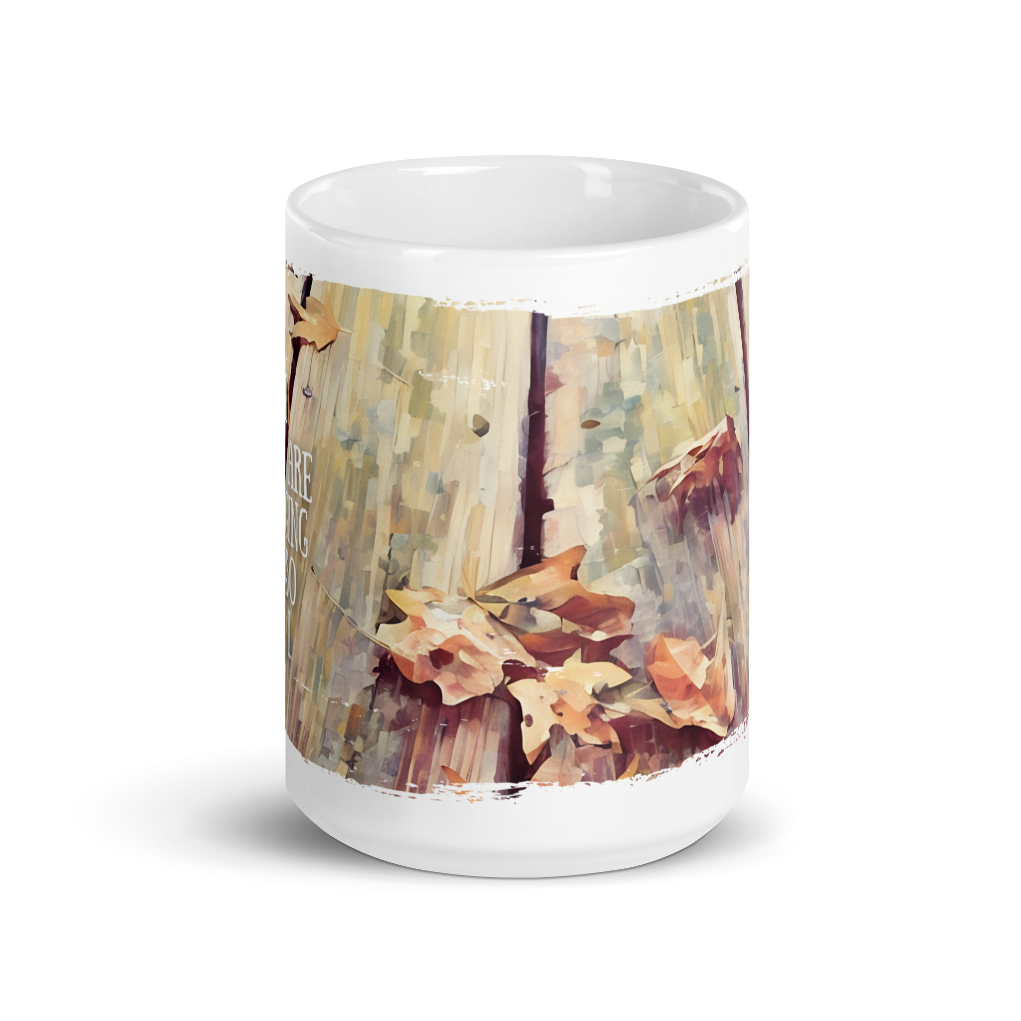 Fallen Leaves – Porch Reflection Mug mugs (front view)