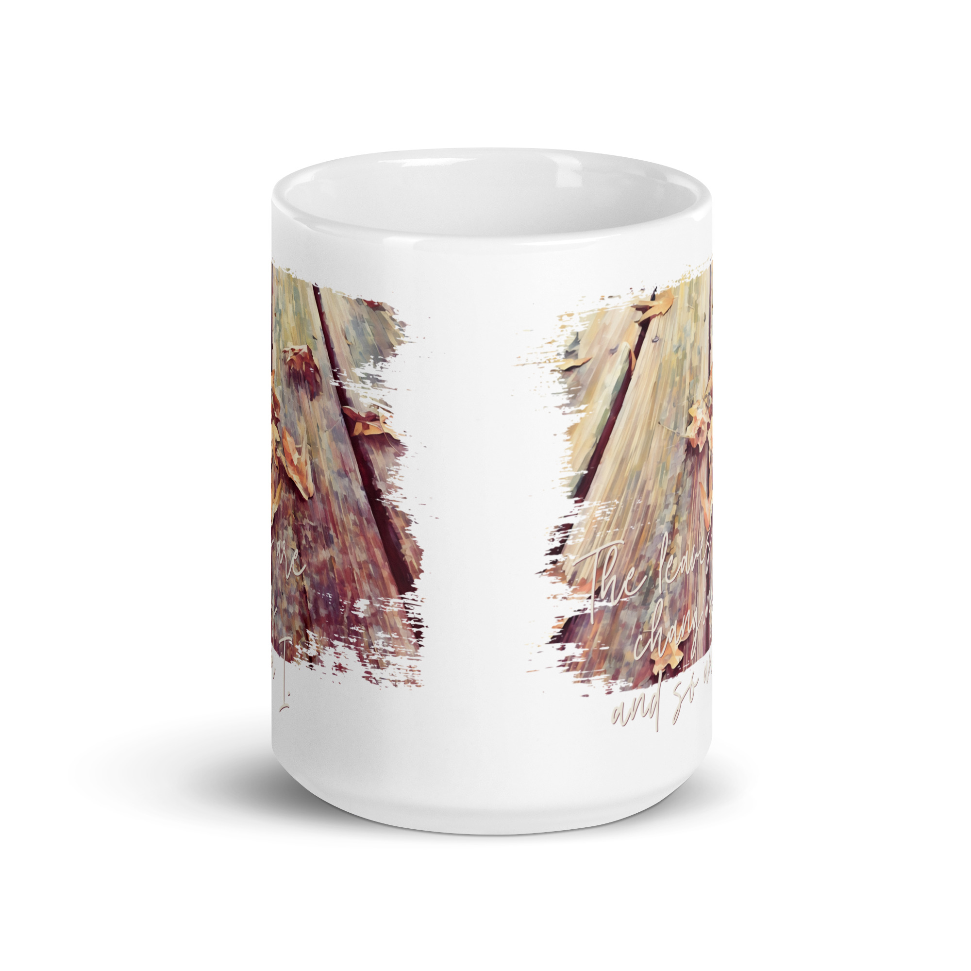 Fallen Leaves – Ceramic Mug Fallen Leaves – Ceramic Mug mugs (front view)