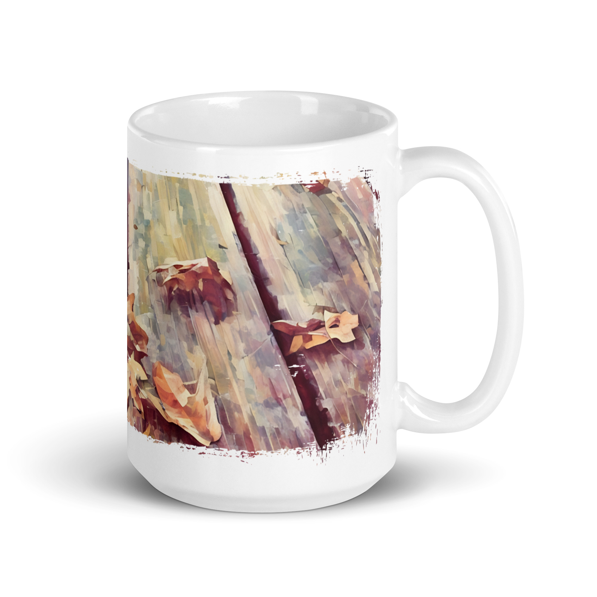 Fallen Leaves – Porch Reflection Mug mugs