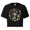 Gathered Ground Gathered Ground crop tee – Black (front view)