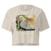 Forest Crown Forest Crown crop tee – Bone (front view)