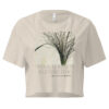 Deep Roots Deep Roots crop tee – Bone (front view)