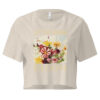 Dream in Color Dream in Color crop tee – Bone (front view)