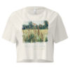 Fieldsong Fieldsong crop tee – Bone (front view)
