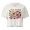 Fallen Leaves – Cropped Tee Fallen Leaves – Cropped Tee crop tee – Bone (front view)
