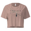 Embrace Change Embrace Change crop tee – Bone (front view)