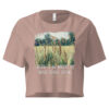Fieldsong Fieldsong crop tee – Bone (front view)