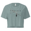 Embrace Change Embrace Change crop tee – Bone (front view)