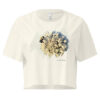 Gather – Crop Tee Gather – Crop Tee – Bone (front view)