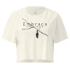 Embrace Change Embrace Change crop tee – Bone (front view)