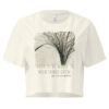 Deep Roots Deep Roots crop tee – Bone (front view)