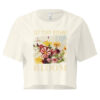 Dream in Color Dream in Color crop tee – Bone (front view)