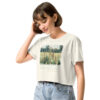 Fieldsong Fieldsong crop tee – Bone (front view)
