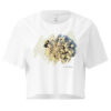 Gather – Crop Tee Gather – Crop Tee – Bone (front view)