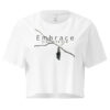 Embrace Change Embrace Change crop tee – Bone (front view)