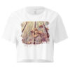 Fallen Leaves – Cropped Tee Fallen Leaves – Cropped Tee crop tee – Bone (front view)