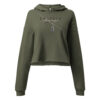 Embrace Change Embrace Change cropped hoodie – Military Green (front view)