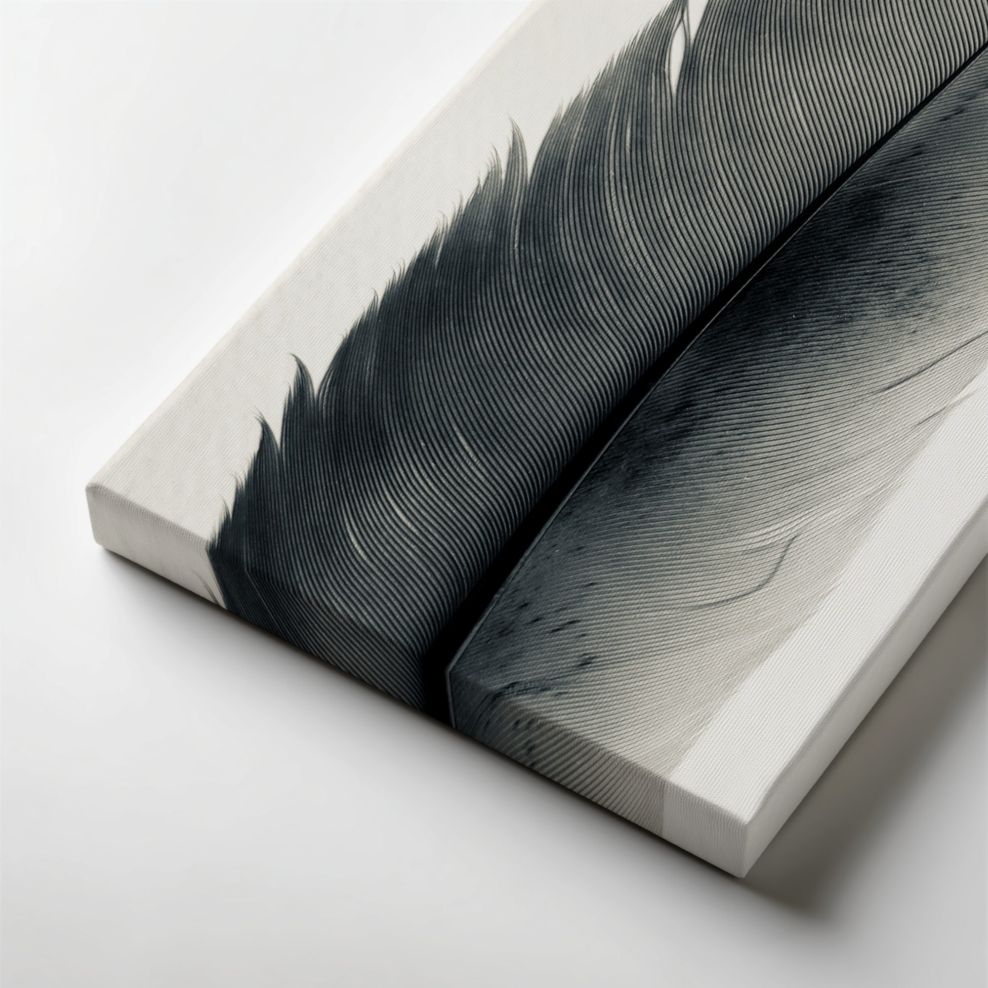 Obsidian Plume Obsidian Plume gallery wrapped canvas art