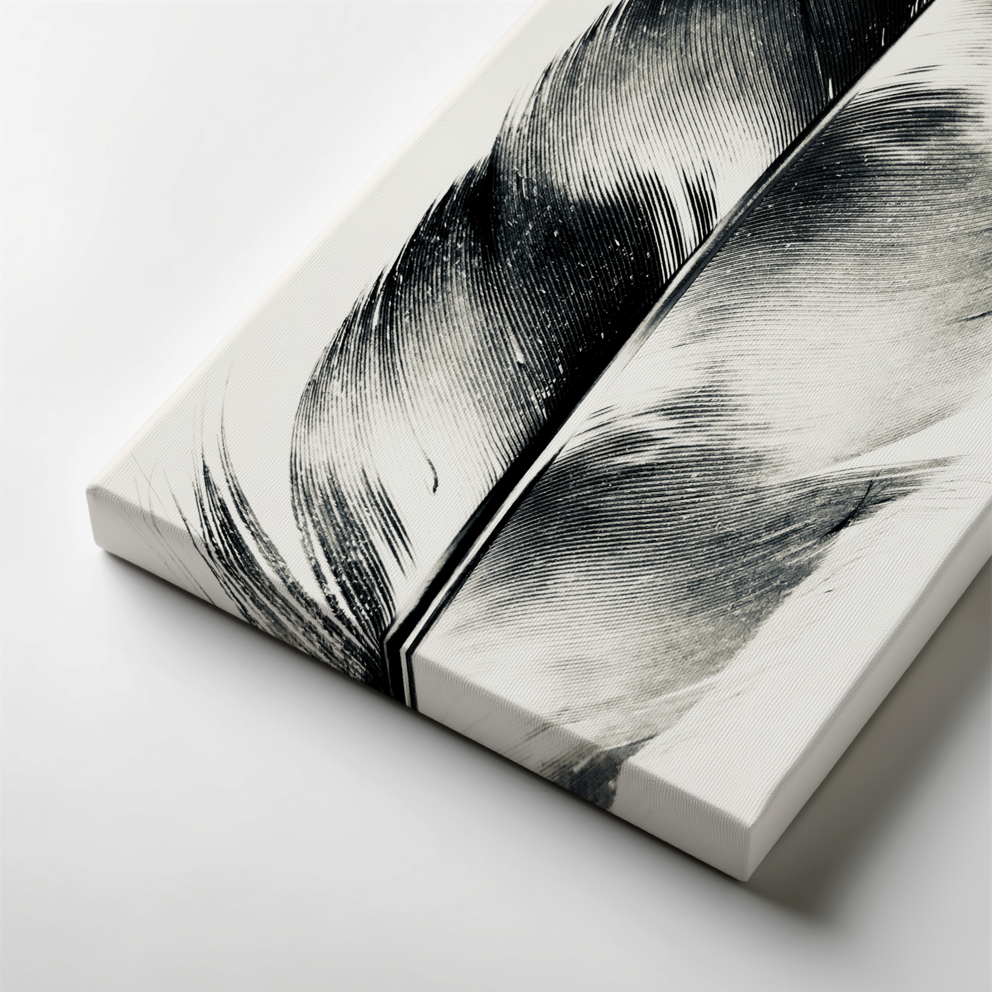 Filigree Plume Filigree Plume gallery wrapped canvas art