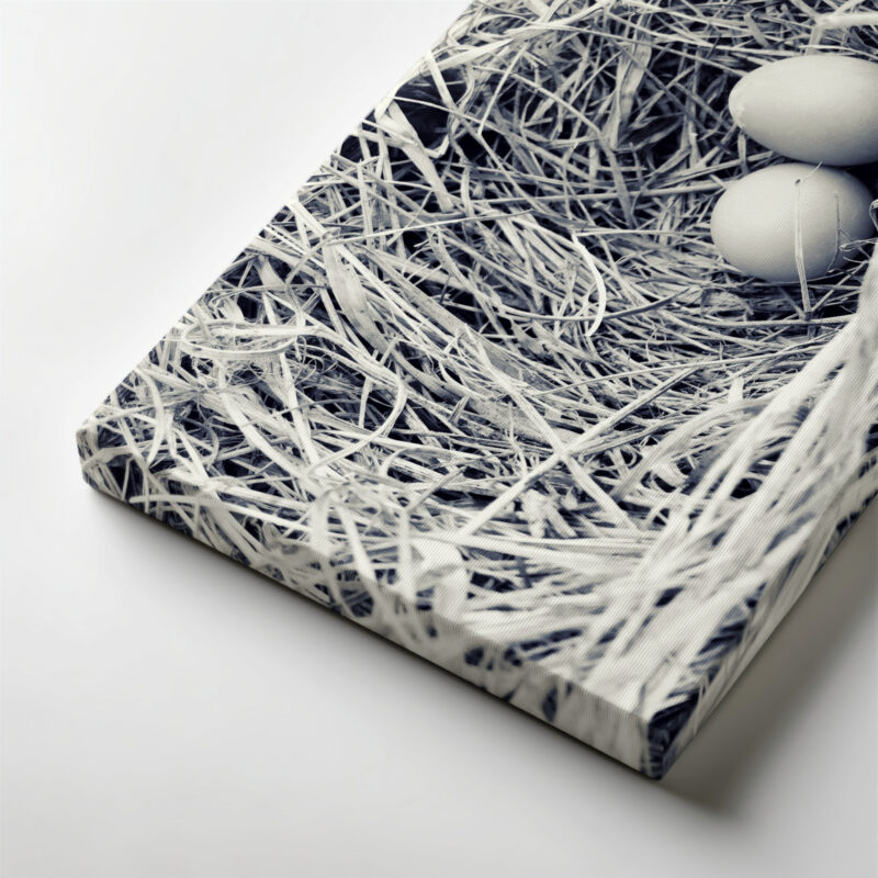 Nestled Promise: A Study in Simplicity gallery wrapped canvas art