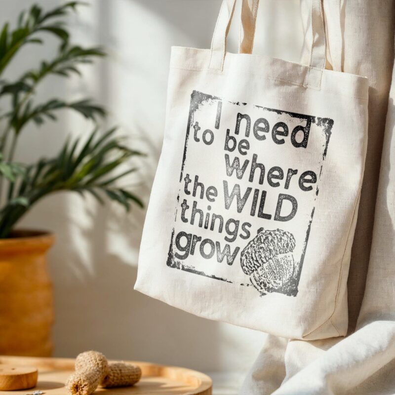 Where the Wild Things Grow — Standard Tote tote bags