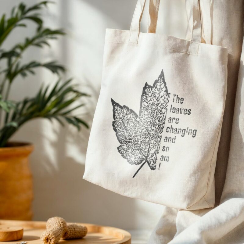 Leaves of Change – Standard Tote tote bags – Natural