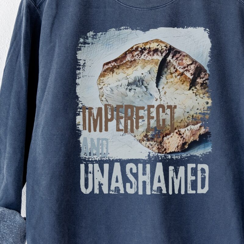 Imperfect vintage style sweatshirts – Denim