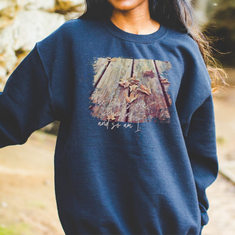 Fallen Leaves – Classic Fleece Sweatshirt classic style sweatshirts – Maroon