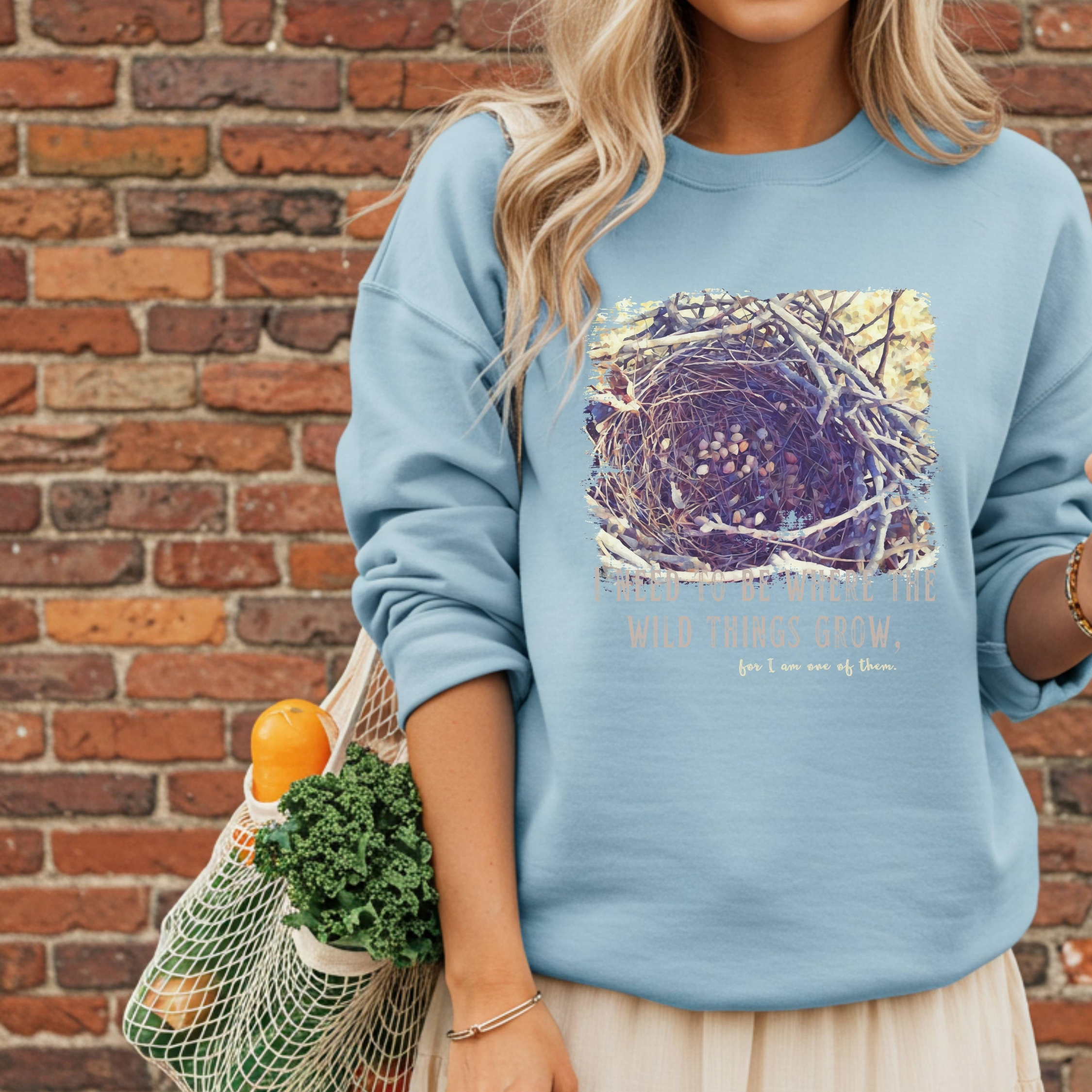 Wild Things Sweatshirt — Nest Wild Things Sweatshirt — Nest classic style sweatshirts – Black