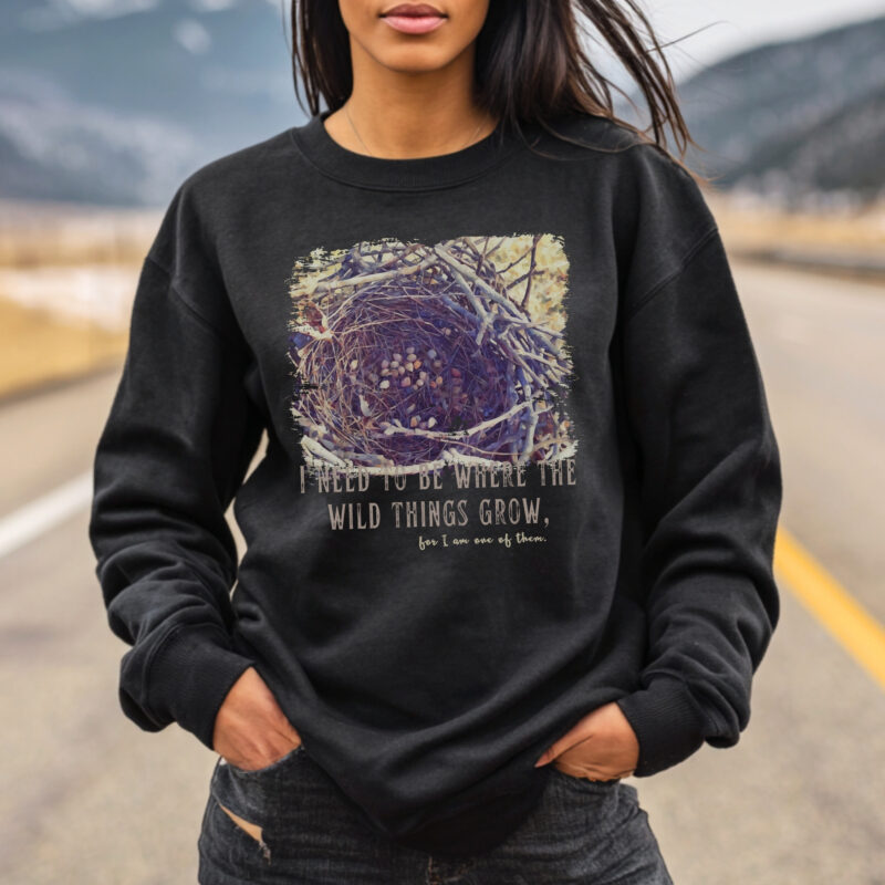 Wild Things Sweatshirt — Nest classic style sweatshirts – Black