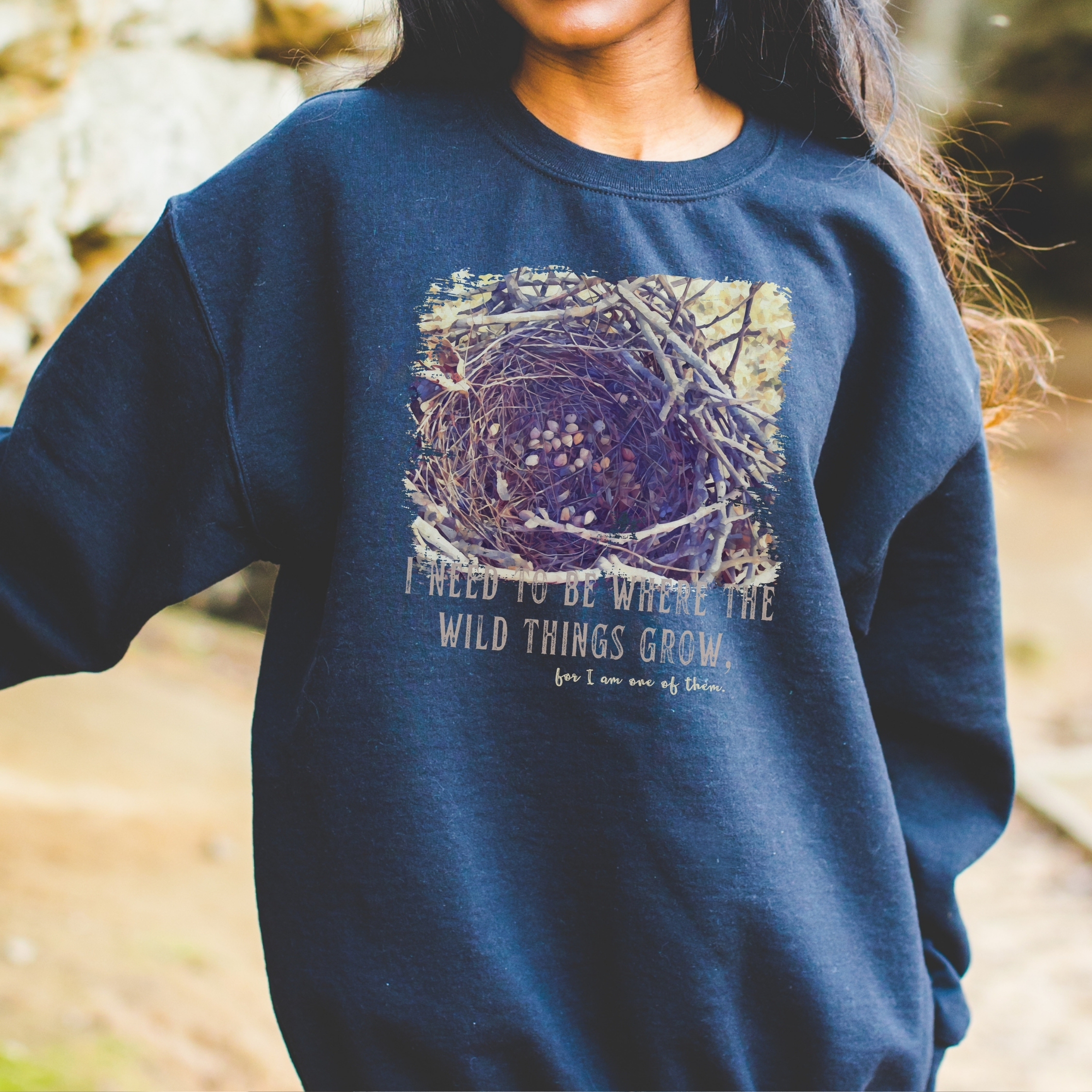 Wild Things Sweatshirt — Nest Wild Things Sweatshirt — Nest classic style sweatshirts – Black