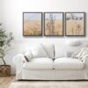 Winter Field Study framed canvas art