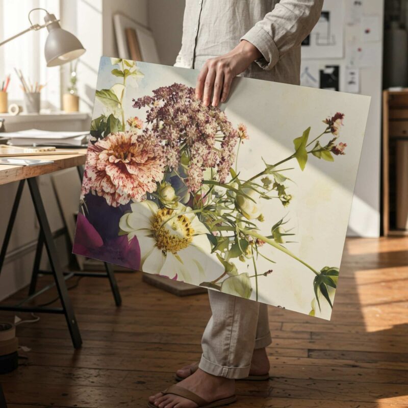 Whisper of Zinnias art prints