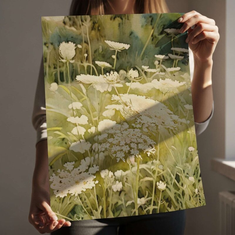 Field of Lace botanical wall art