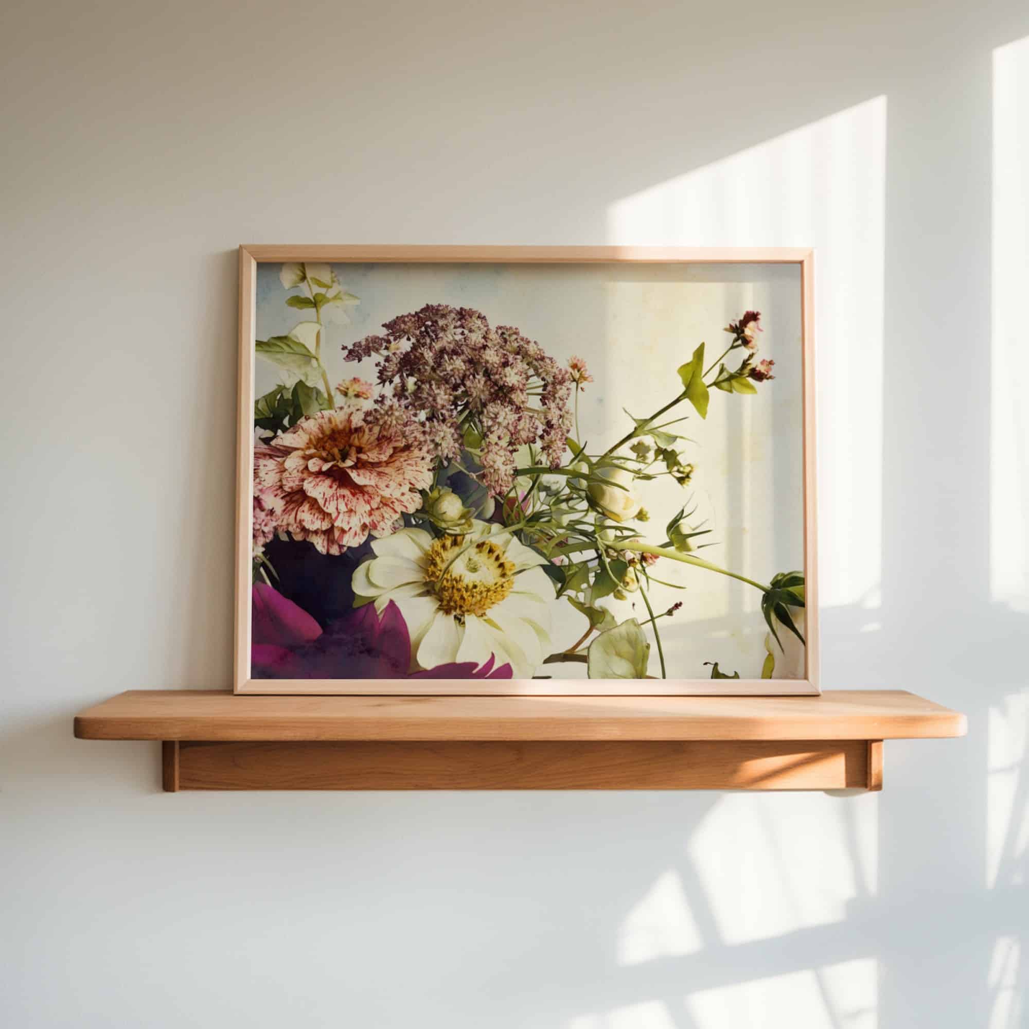 Whisper of Zinnias art prints