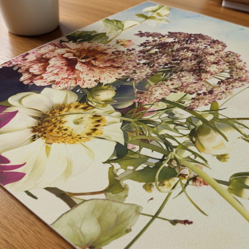 Whisper of Zinnias art prints