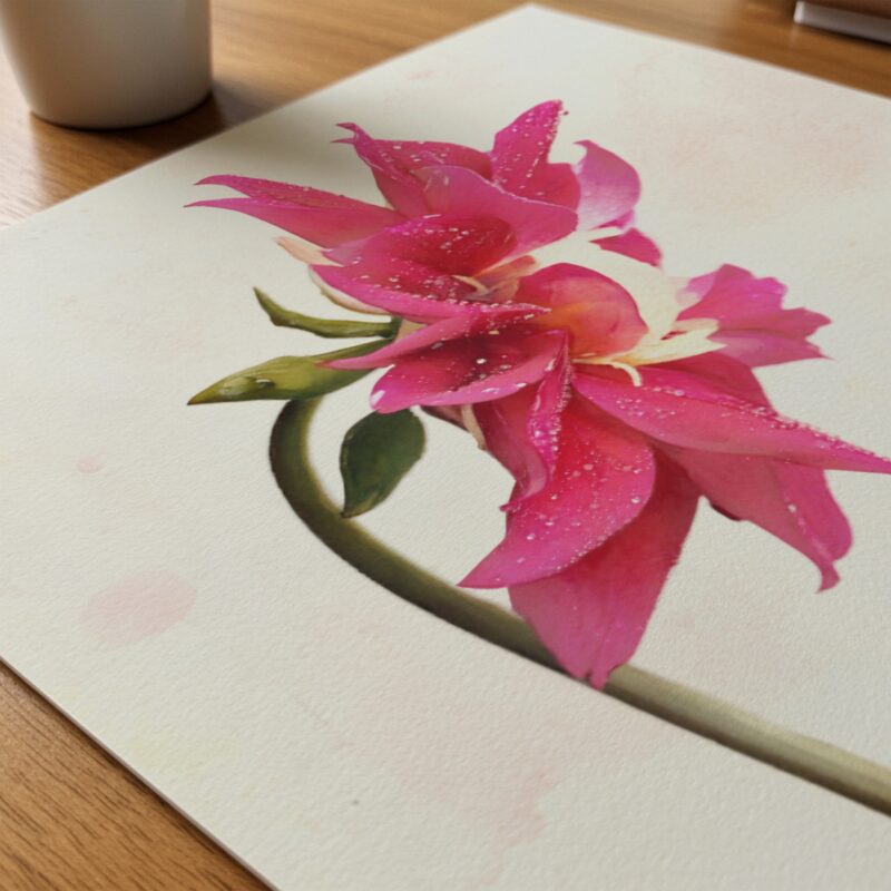 Curved in Bloom art prints