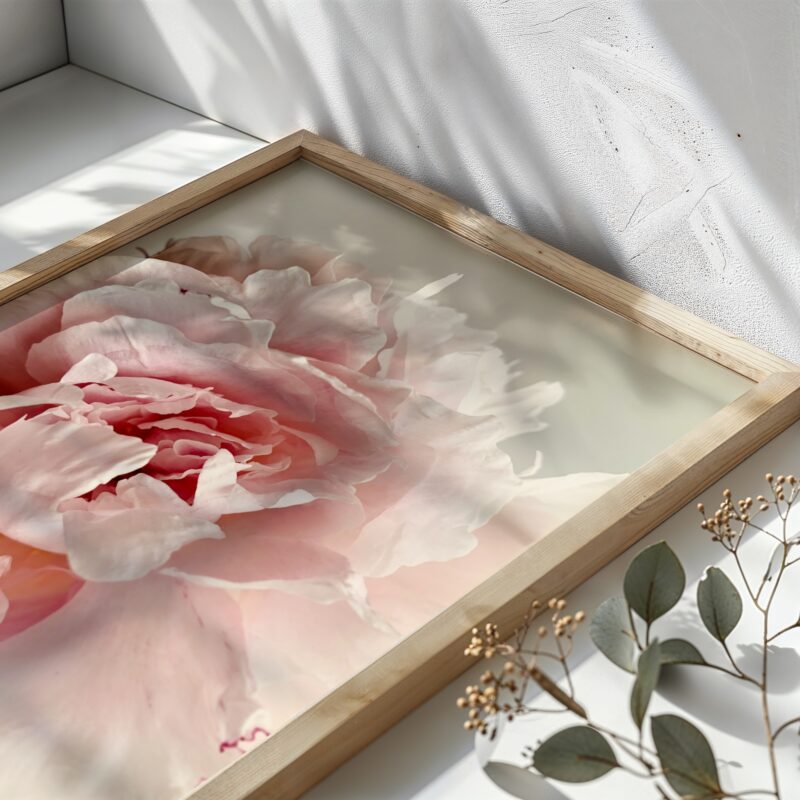 Pink Peony Bloom Pink Peony Bloom fine art photography