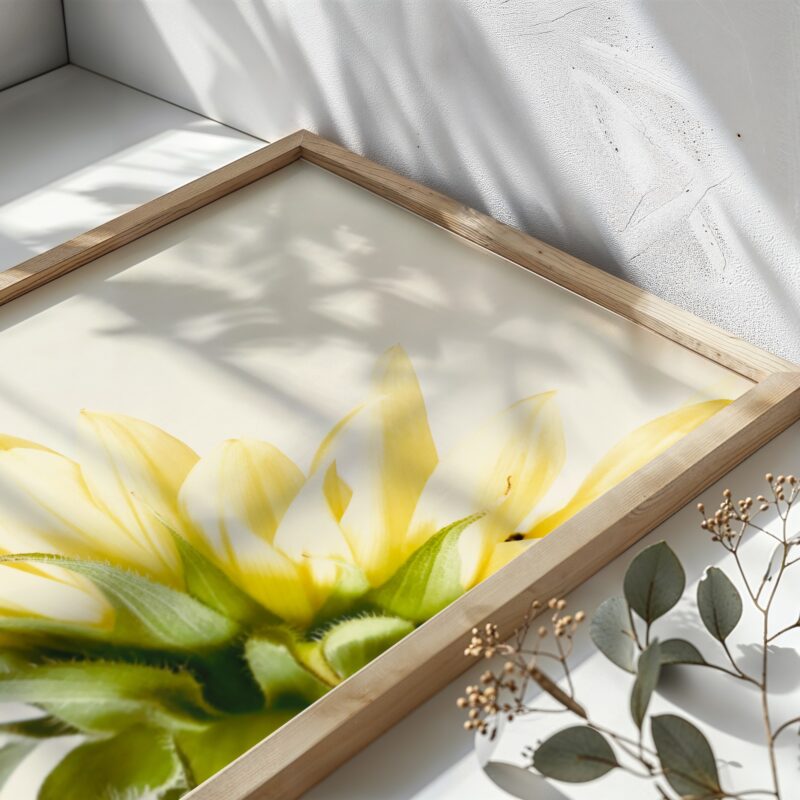 Sunlit Halves botanical wall art