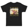 Dreams Bloom – Wildflower Mix kids' t-shirt – Black (front view)