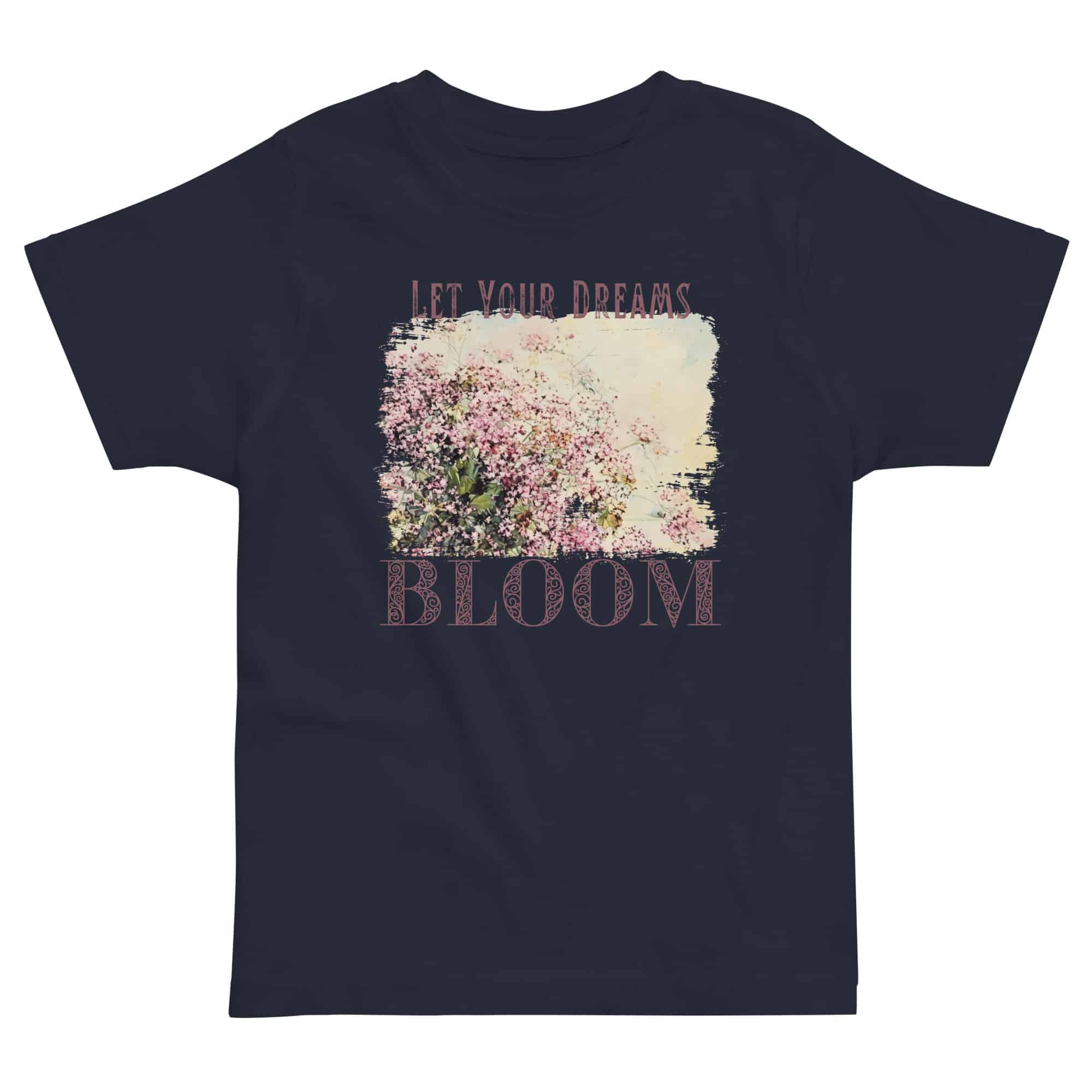 Dreams Bloom – Meadow Bloom Dreams Bloom – Meadow Bloom kids' t-shirt – Black (front view)