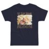 Dreams Bloom – Blush Bouquet kids' t-shirt – Black (front view)