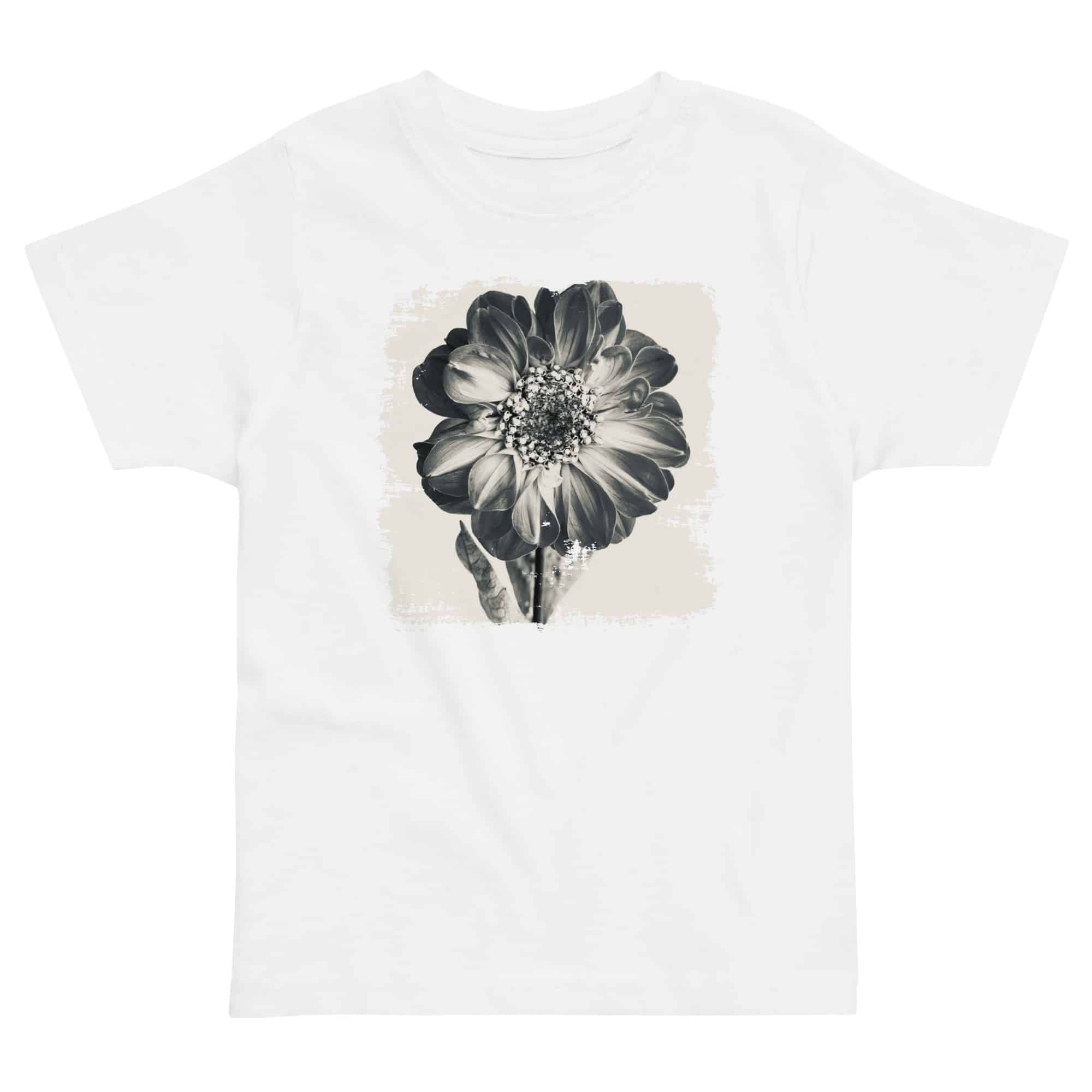 Dreams Bloom – Dahlia Dreams Bloom – Dahlia kids' t-shirt – Black (front view)
