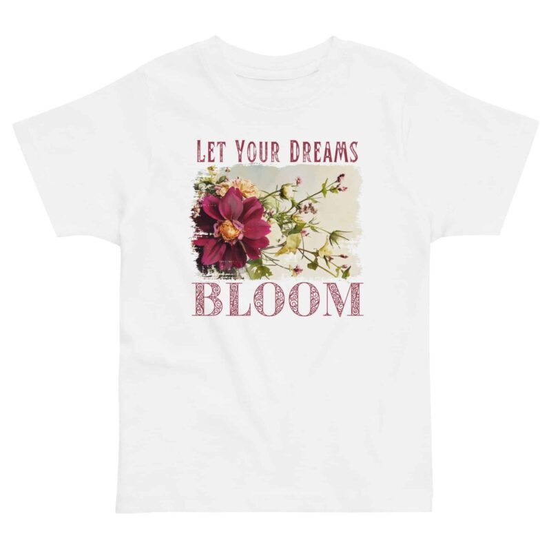 Dreams Bloom – Cosmos kids' t-shirt – Black (front view)