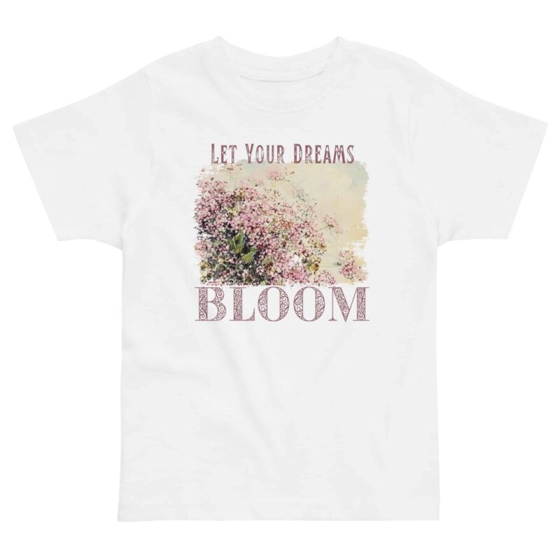 Dreams Bloom – Meadow Bloom kids' t-shirt – Black (front view)