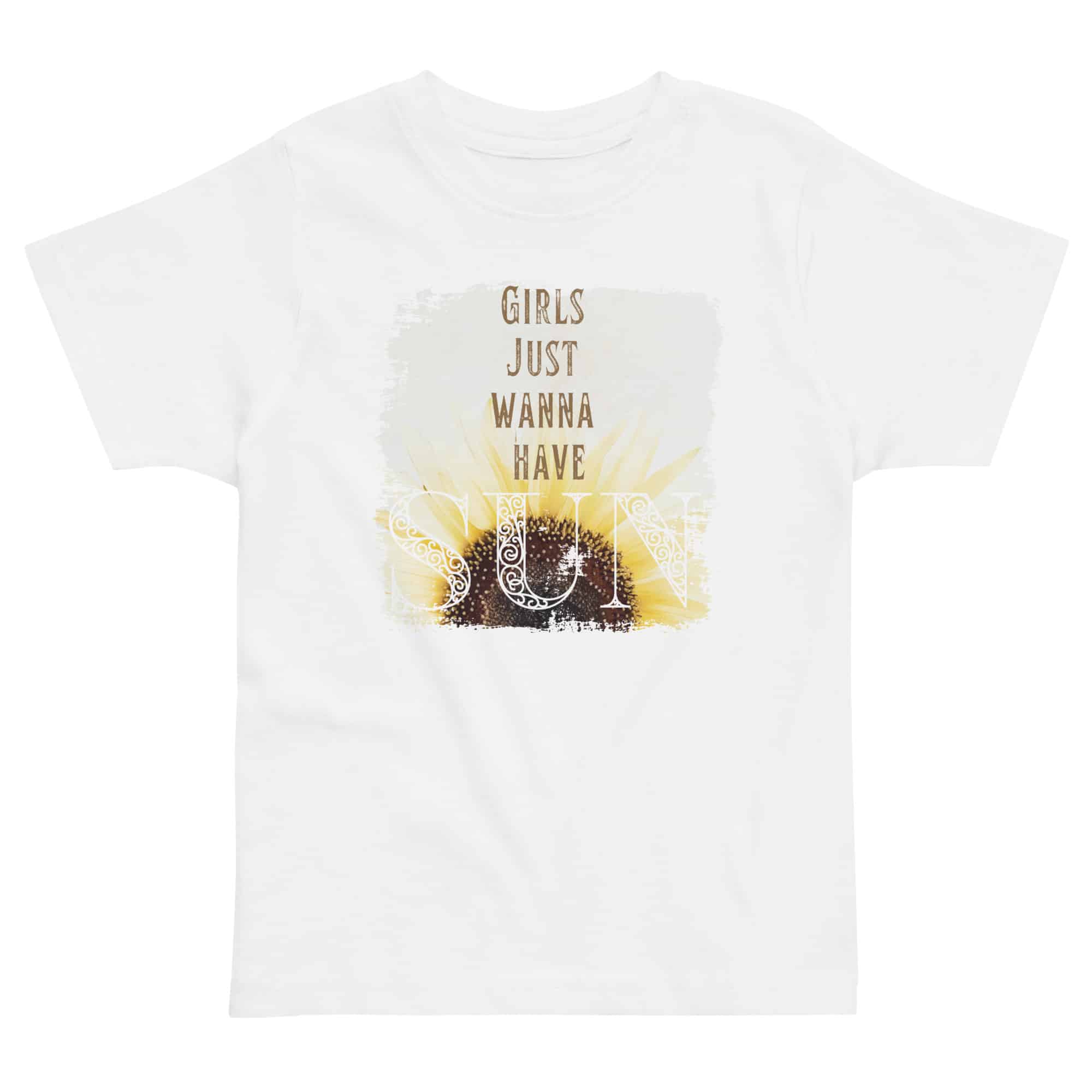 Girls Want Sun - Sunflower Girls Want Sun - Sunflower kids' t-shirt – 2 (front view)