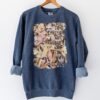 Shifting Seasons vintage style sweatshirts – Blue Jean (front view)