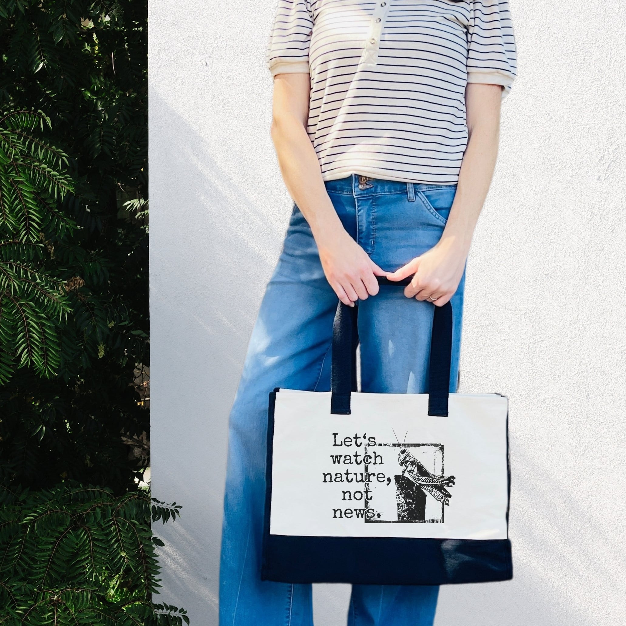 Nature Not News - Premium Tote Bag Nature Not News - Premium Tote Bag tote bags