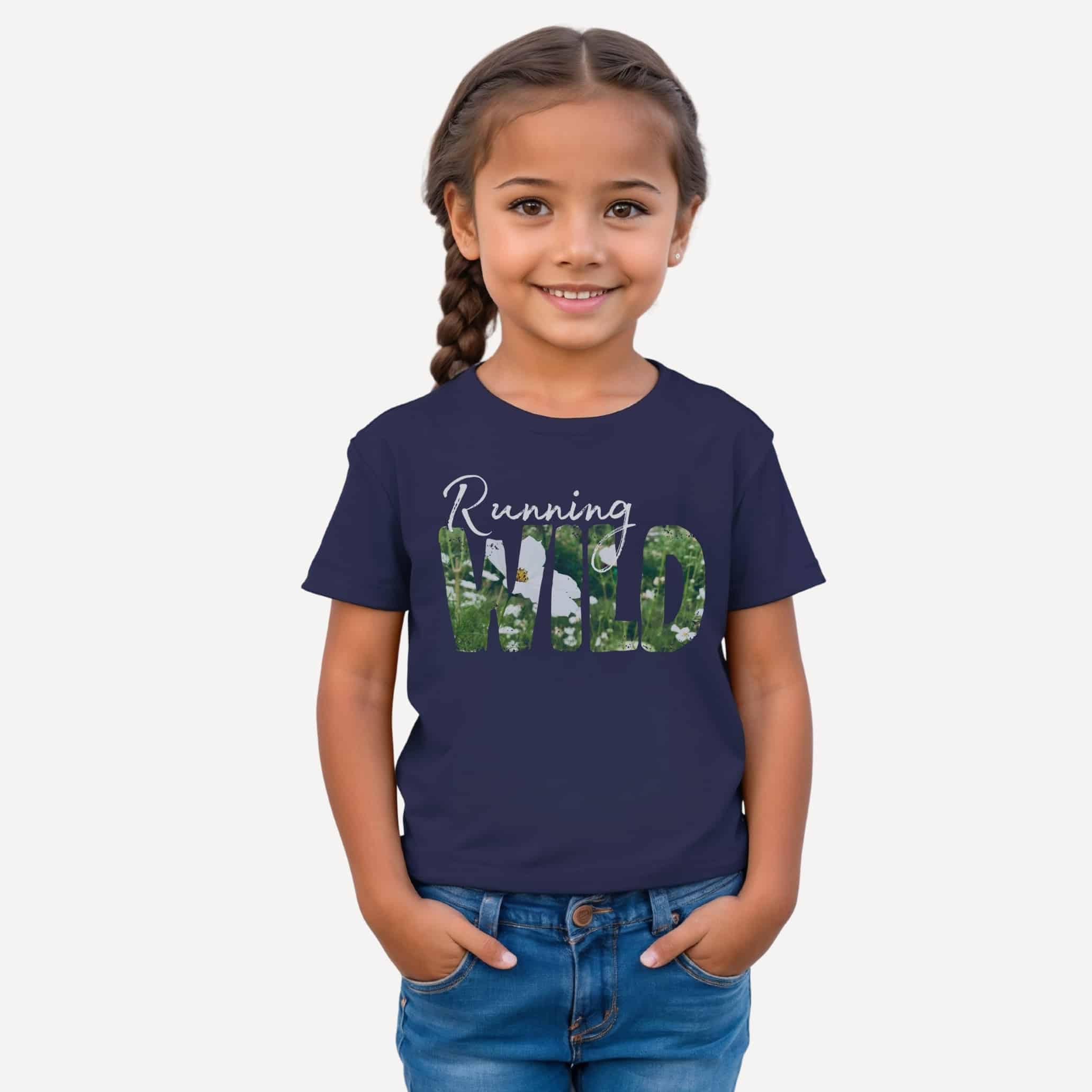 Running Wild Kids Tee kids' t-shirt – Black