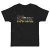 Nurtured by Nature — Meadow Bloom Kids Tee Nurtured by Nature — Meadow Bloom Kids Tee kids' t-shirt – Black (front view)